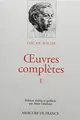 Cover image for Oeuvres complètes
