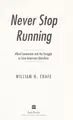 Cover image for Never stop running
