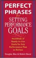 Cover image for Perfect phrases for setting performance goals