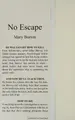 Cover image for No escape