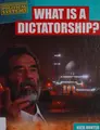 Cover image for What is a dictatorship?