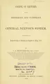 Cover image for Course of lectures on the physiology and pathology of the central nervous system.