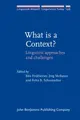 Cover image for What is a context?