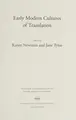 Cover image for Early Modern Cultures of Translation