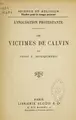 Cover image for L'inquisition Protestante