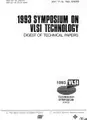 Cover image for 1993 Symposium on Vlsi Technology