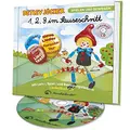 Cover image for 1,2,3 im Sauseschritt - Die LiederBuchCD