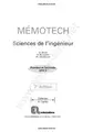 Cover image for Sciences de l'ingénieur