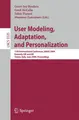 Cover image for User Modeling, Adaptation, and Personalization