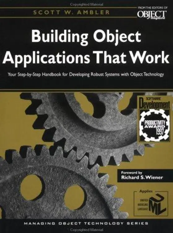 Building object applications that work: your step-by-step handbook for developing robust systems with object technology cover