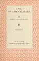 Cover image for End of the chapter