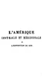 Cover image for L'Amérique centrale et méridionale: et l'Exposition de 1878