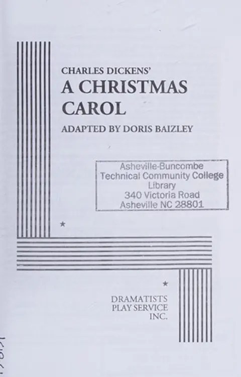 Charles Dickens' A Christmas Carol cover