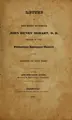 Cover image for Letter to the right Reverend John Henry Hobart