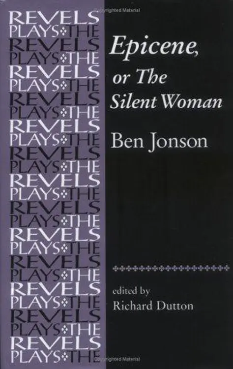 Epicene, or the Silent Woman: By Ben Jonson cover