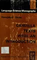 Cover image for Cahuilla texts with an introduction.