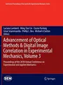 Cover image for Advancement of Optical Methods & Digital Image Correlation in Experimental Mechanics, Volume 3
