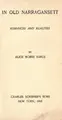 Cover image for In old Narragansett