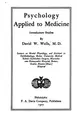 Cover image for Psychology applied to medicine