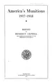 Cover image for America's munitions 1917-1918.