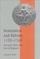 Cover image for Restoration and reform, 1153-1165