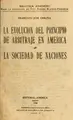 Cover image for La evolución del principio de arbitraje en América