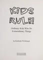 Cover image for Kids rule!