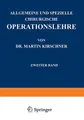 Cover image for Allgemeine und Spezielle Chirurgische Operationslehre
