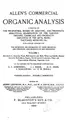 Cover image for Commercial Organic Analysis