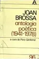 Cover image for Antologia poètica