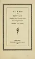 Cover image for Poems of Tennyson