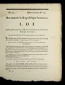 Cover image for Loi additionnelle a   celle du 22 brumaire an VII portant e tablissement d'une taxe sur le tabac