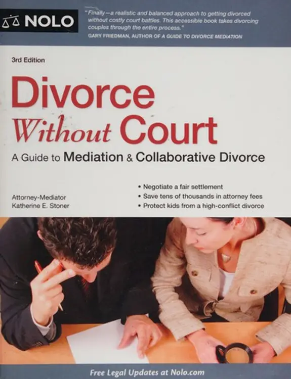 Divorce without court: a guide to mediation & collaborative divorce cover