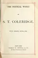 Cover image for The poetical works of S.T. Coleridge