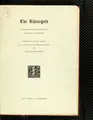 Cover image for The Rhinegold /[Richard Wagner] ; English translation by Frederick Jameson ; complete vocal score in a facilitated arrangement by Karl Klindworth