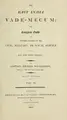 Cover image for The East India vade-mecum; or, Complete guide to gentlemen intended for the civil, military, or naval service of the hon. East India Company.