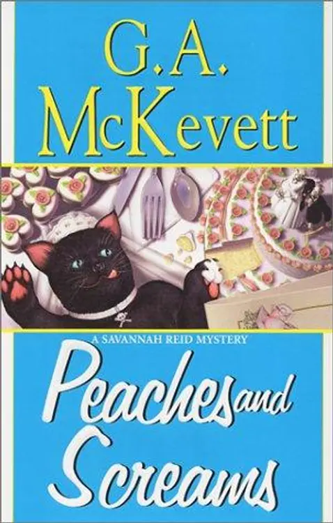 Peaches and screams: a Savannah Reid mystery cover