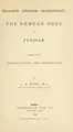 Cover image for The Nemean odes of Pindar.