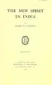 Cover image for The new spirit in India
