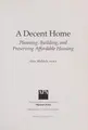 Cover image for A decent home