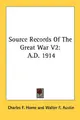 Cover image for Source Records Of The Great War V2