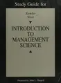 Cover image for Study guide for Render and Stair, Introduction to management science
