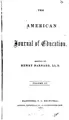 Cover image for The American Journal of Education