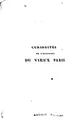 Cover image for Curiosités de l'histoire du vieux Paris