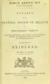 Cover image for Report to the General Board of Health on a preliminary inquiry into the sewerage, drainage, and supply of water, and the sanitary condition of the inhabitants of the town of Bridgend