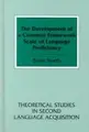 Cover image for The development of a common framework scale of language proficiency
