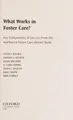 Cover image for What Works in Foster Care?