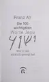 Cover image for Die 100 wichtigsten Worte Jesu