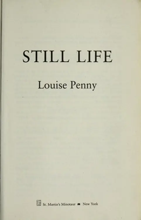Still life cover