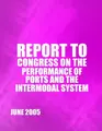 Cover image for Report to Congress on the Performance of Ports and the Intermodal System